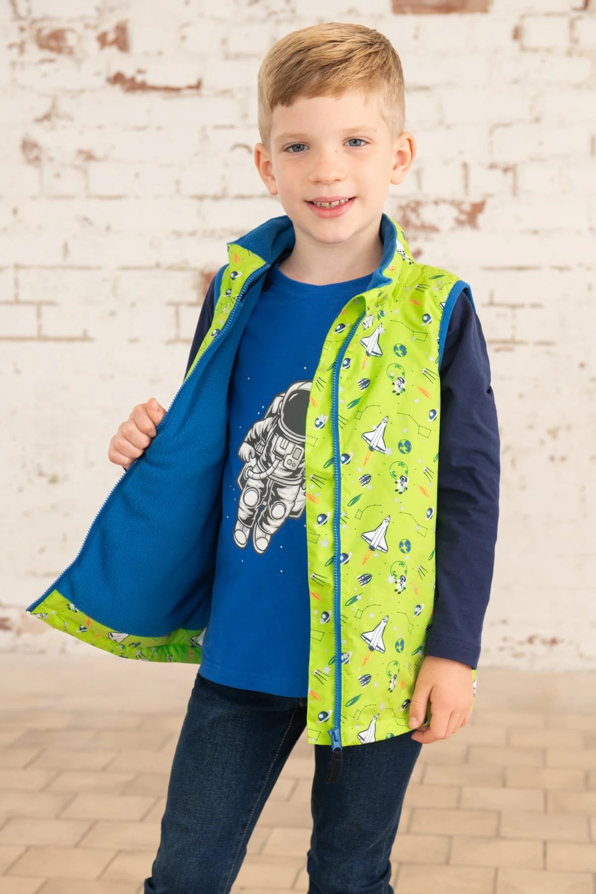 Boys 2025 gilet uk